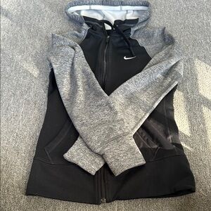 Nike Black and Gray Athletic Jackets